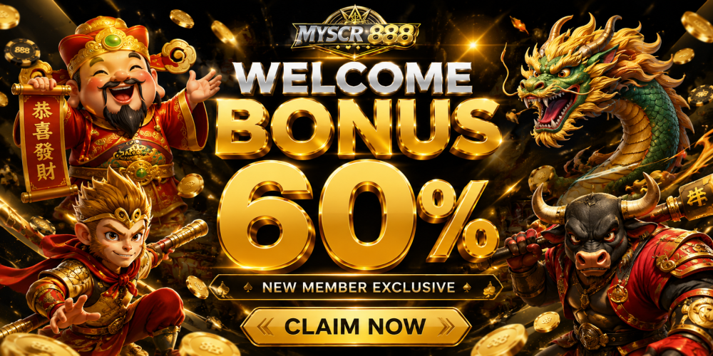 Welcome Bonus 60% (Slot)
